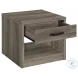 Felix Gray Driftwood End Table