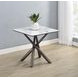 Carvell Mirage White Sintered Stone Square End Table
