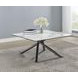 Carvell Mirage White Sintered Stone Square Coffee Table