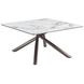 Carvell Mirage White Sintered Stone Square Coffee Table