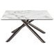 Carvell Mirage White Sintered Stone Square Coffee Table