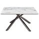 Carvell Mirage White Sintered Stone Square Coffee Table