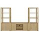 Laurelton Light Oak 60" TV Stand with 2 Doors