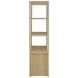 Laurelton Light Oak Media Tower with 2 Doors