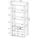 Laurelton Light Oak Media Tower with 2 Doors