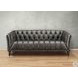Trix Ash Leather 84" Sofa