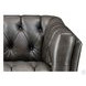 Trix Ash Leather 84" Sofa