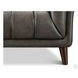 Trix Ash Leather 84" Sofa