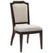 Candace Kensington Place Gray Upholstered Side Chair