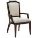 Candace Kensington Place Gray Upholstered Arm Chair