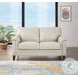 Wendover Vanilla Leather 62" Loveseat