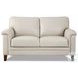 Wendover Vanilla Leather 62" Loveseat