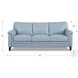 Wendover Spa Blue Leather 84" Sofa