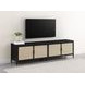 Amherst Black 4 Door 78" TV Stand