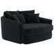 Matty Ebony 57" Cuddle Chaise