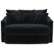 Matty Ebony 57" Cuddle Chaise