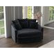 Matty Ebony 57" Cuddle Chaise