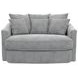 Matty Pewter 57" Cuddle Chaise
