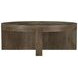 Kinkaid Brown Round Coffee Table
