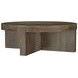 Kinkaid Brown Round Coffee Table