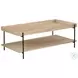 Fallon Natural And Black Rectangular Occasional Table Set