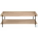 Fallon Natural And Black Rectangular Occasional Table Set