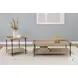 Fallon Natural And Black Rectangular Occasional Table Set