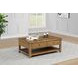 Payne Distressed Brown Rectangular Lift Top Cocktail Table