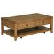Payne Distressed Brown Rectangular Lift Top Cocktail Table