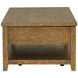 Payne Distressed Brown Rectangular Lift Top Cocktail Table