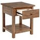 Payne Distressed Brown 1 Drawer End Table