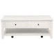 Payne Distressed White Rectangular Lift Top Cocktail Table