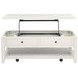 Payne Distressed White Rectangular Lift Top Cocktail Table