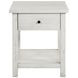 Payne Distressed White Rectangular Lift Top Occassional Table Set