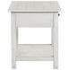 Payne Distressed White 1 Drawer End Table