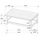 Payne Distressed Java Coffee Table