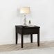 Concord Distressed Java 1 Drawer Square End Table