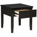 Concord Distressed Java 1 Drawer Square End Table