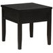 Concord Distressed Java 1 Drawer Square End Table