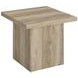 Devar Distressed Pine Square End Table