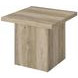 Devar Distressed Pine Square Occassional Table Set