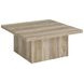 Devar Distressed Pine Square Occassional Table Set