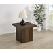 Devar Dark Pine Square End Table