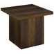 Devar Dark Pine Square Occassional Table Set