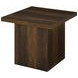 Devar Dark Pine Square End Table