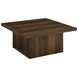 Devar Dark Pine Square Occassional Table Set