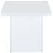Devar White Square End Table