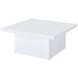 Devar White Square Cocktail Table