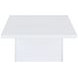 Devar White Square Cocktail Table
