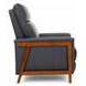 Lewiston Santa Fe Ocean Leather Push Thru The Arms Recliner